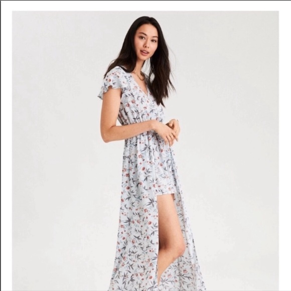 American Eagle Outfitter Floral Maxi Romper - Picture 2 of 5